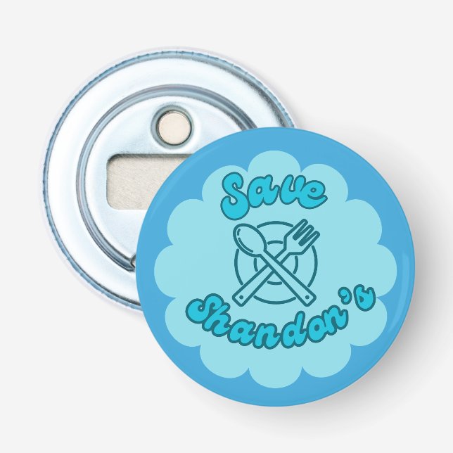 Décapsuleur SAVE SHANDON'S - Rob's Diner - The Crossing (Devant)