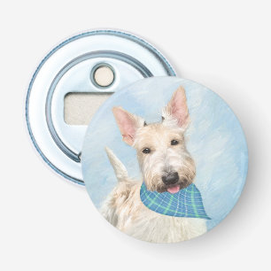 Décapsuleur Scottish Terrier Wheaten Dog Painting Art original