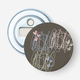 Décapsuleur Scribble et coeurs - Travail en cours