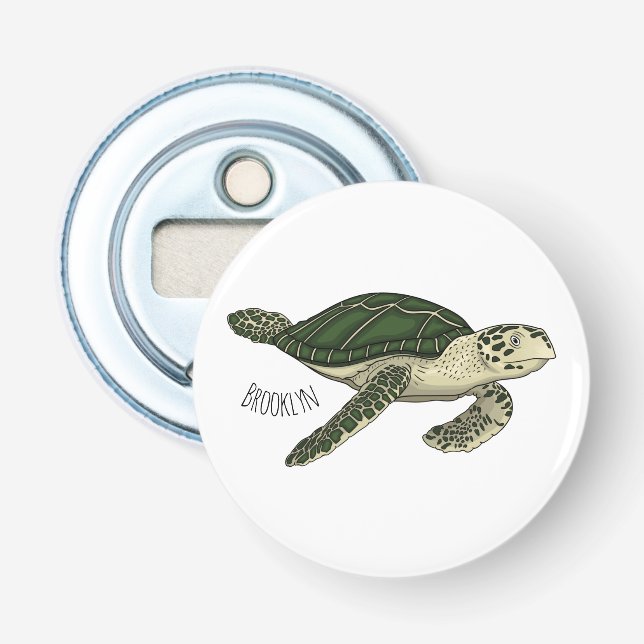 Décapsuleur Sea turtle cartoon (Devant)