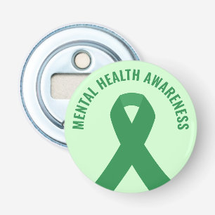 Décapsuleur Sensibilisation à la santé mentale Ribbon vert
