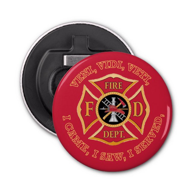 Décapsuleur Service d'incendie Maltese Cross VVV (Devant)