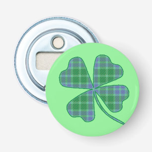 Décapsuleur Shamrock vert à quatre feuilles