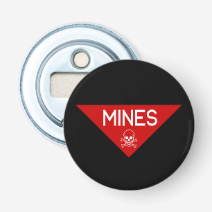 DÉCAPSULEUR SIGNE DE MINES   SIGNAGE   SYMBOLE