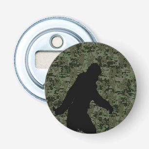 Décapsuleur Silhouette Gone Squatchin sur Camouflage numérique