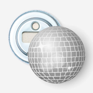 Décapsuleur Silver Disco Ball Retro les années 70