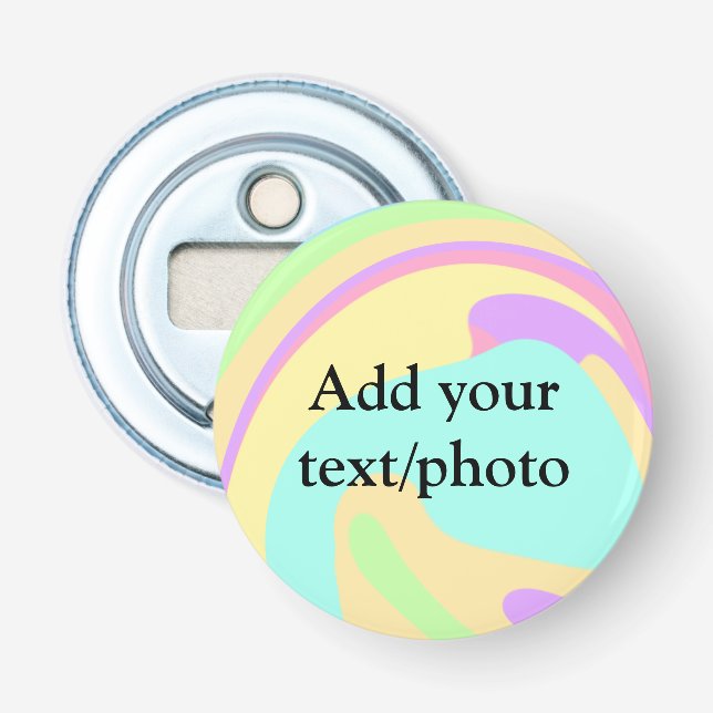 Décapsuleur Simple acrylique pour marbre ajouter votre nom de  (Devant)