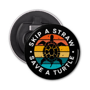 Décapsuleur Skip A Straw Save A Turtle