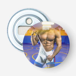 Décapsuleur SlipperyJoe's musculaire bulge six pack gym trai