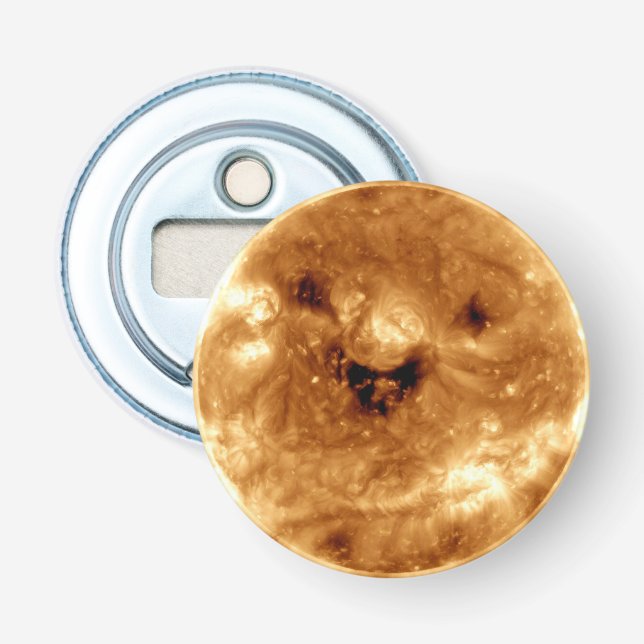 Décapsuleur Soleil souriant de l'Observatoire Solaire de la NA (Devant)