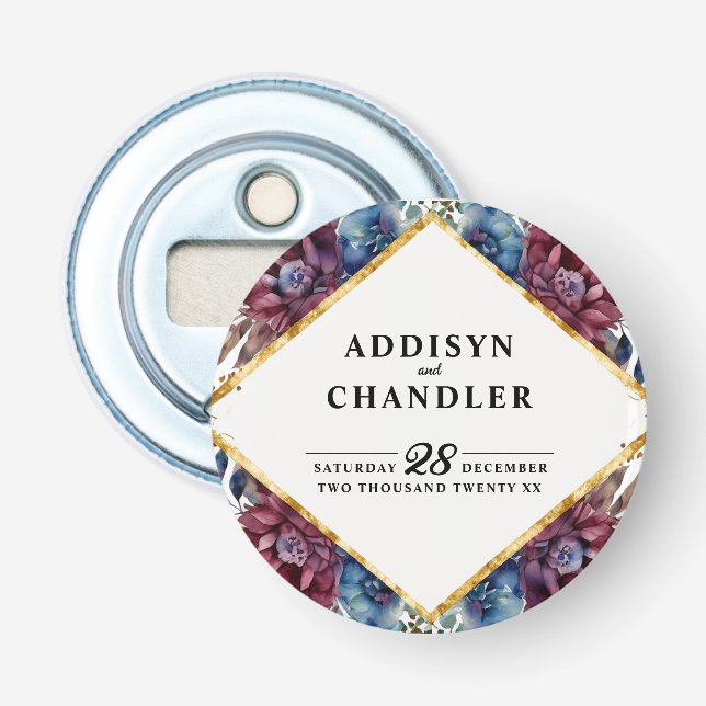 Décapsuleur Sophistication stupéfiante Mariage de pivoine à bi (Devant)