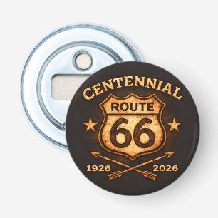 Décapsuleur Souvenir du centenaire de la route 66 vintage