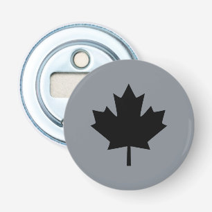 Décapsuleur Symbole canadien de feuille d'érable noire