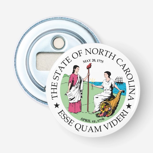 Décapsuleur Symbole Caroline du Nord (Devant)