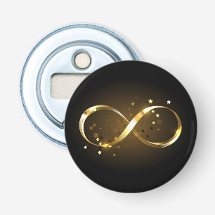 Décapsuleur Symbole d'infini doré