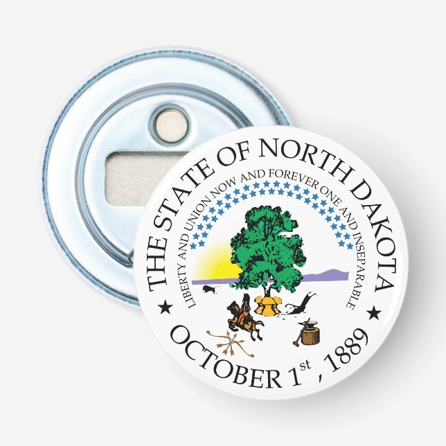 Décapsuleur Symbole du Dakota du Nord (Devant)