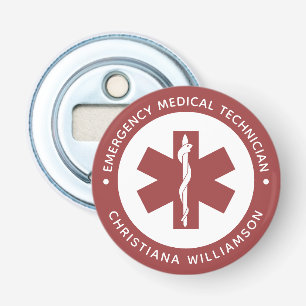 Décapsuleur Symbole EMT personnalisé Technicien Médicale d'urg