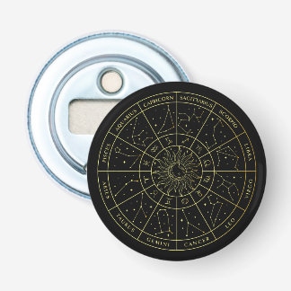 Décapsuleur Symbole Zodiac horoscope constellations carte or