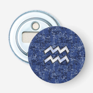 Décapsuleur Symbole Zodiaque Silver Aquarius Marine Camion num