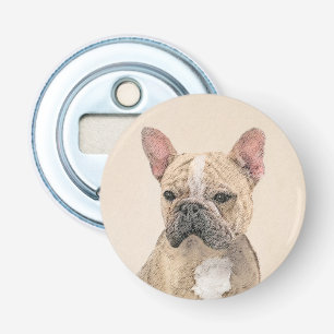 Décapsuleur Tableau Français Bulldog (Sable) - Joli Original D