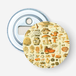 Décapsuleur Tabouret de toilette Vintage de champignons Illust