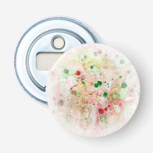 Décapsuleur Tendance rose rouge jaune vert moderne Abstrait