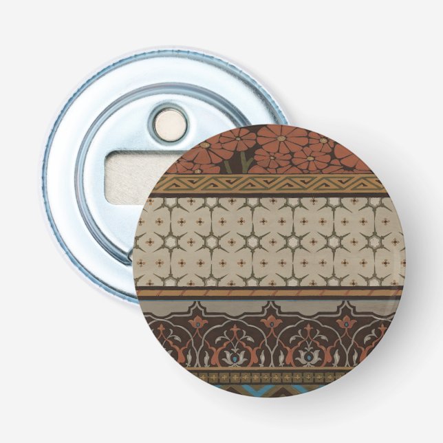 Décapsuleur Textile d'origine avec Motifs décoratifs (Devant)