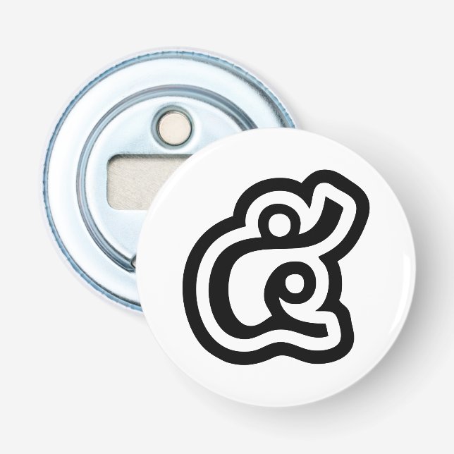 Décapsuleur Thaïlande Numéro 5 / Cinq / ๕ (Haa/Ha) Script Thaï (Devant)