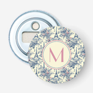 Décapsuleur Toile Monogramme Parisienne Chic