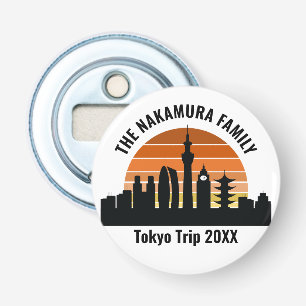 Décapsuleur Tokyo Japon Sunset vacances personnalisées