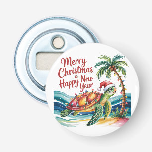 Décapsuleur Tortue dans le paradis de Noël Cadeau personnalisé