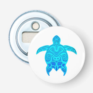 Décapsuleur Tortue tribale bleue