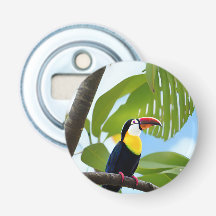 Toucan tropical dans un arbre