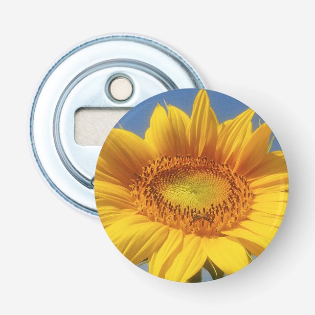 Décapsuleur Tournesol jaune (Devant)