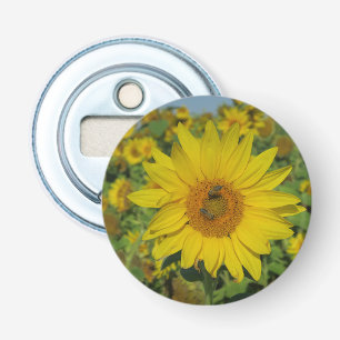 Décapsuleur tournesol jaune d'été fleurissant