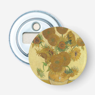 Décapsuleur Tournesols, Nature morte peinture à l'huile, Van G