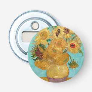 Décapsuleur Tournesols, peinture de nature morte post-impressi