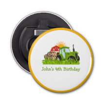 Tracteur vert | Thème de la ferme Décor de fête d'