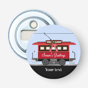 Décapsuleur Tramway de Noël