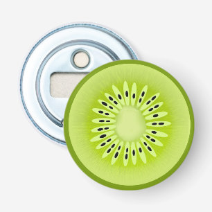 Décapsuleur Tranchée de fruits stylisée de Kiwi