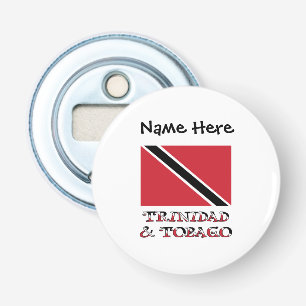 Décapsuleur Trinidad Tobago Drapeau Trinidadien Personnalisé