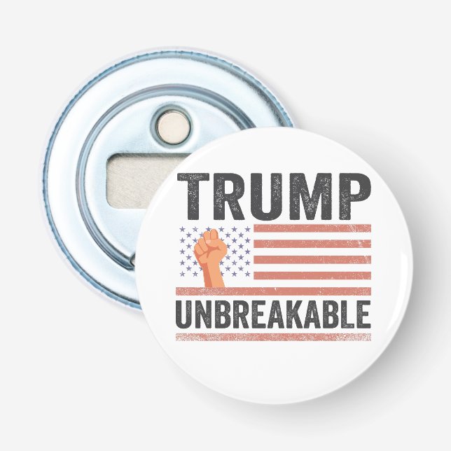 Décapsuleur Trump : un président Trump indestructible, le drap (Devant)