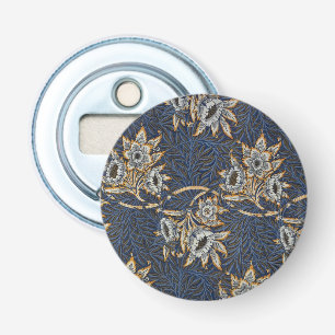 Décapsuleur Tulipe Saules Motif Bleu Floral de William Morris