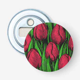 Décapsuleur Tulipes rouges
