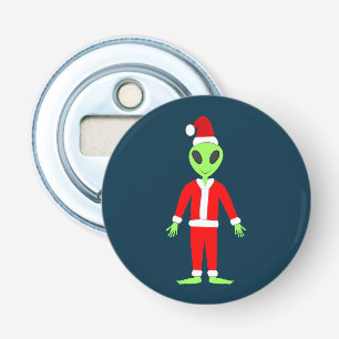 Décapsuleur UFO Ho Ho Père alien de Noël