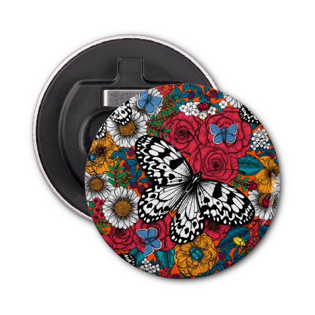 Décapsuleur Un jardin coloré (Devant)