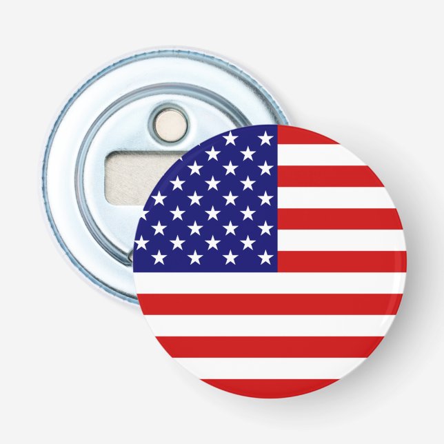 Décapsuleur USA Flag Bottle Opener Arc rond5 (Devant)