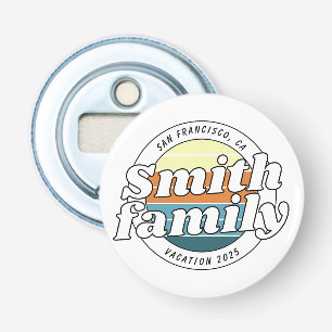 Décapsuleur Vacances de famille modernes colorées simples