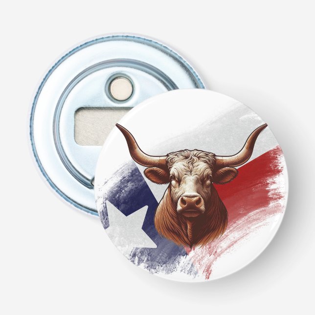 Décapsuleur Vache longhorne du Texas (Devant)