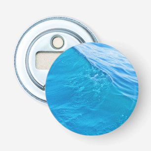 Décapsuleur vague d'eau bleue